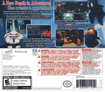 Cave Story 3D (Europe) (En) box cover back